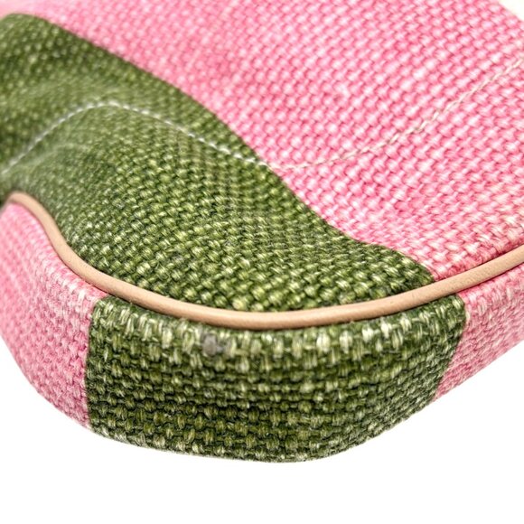 GUCCI Vintage Jackie Stripe Multicolor Shoulder Hobo Bag Handbag Beige [106050] - Picture 9 of 14